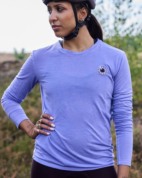 Escape Merino Long Sleeve - Fiordaliso